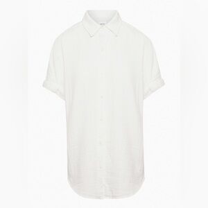 Aritzia Wilfred Sail Short sleeve Shirt - White